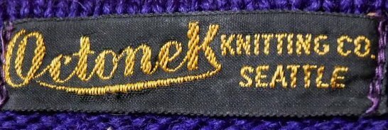 from a 1950s letterman's sweater - Courtesy of Straylight Vintage