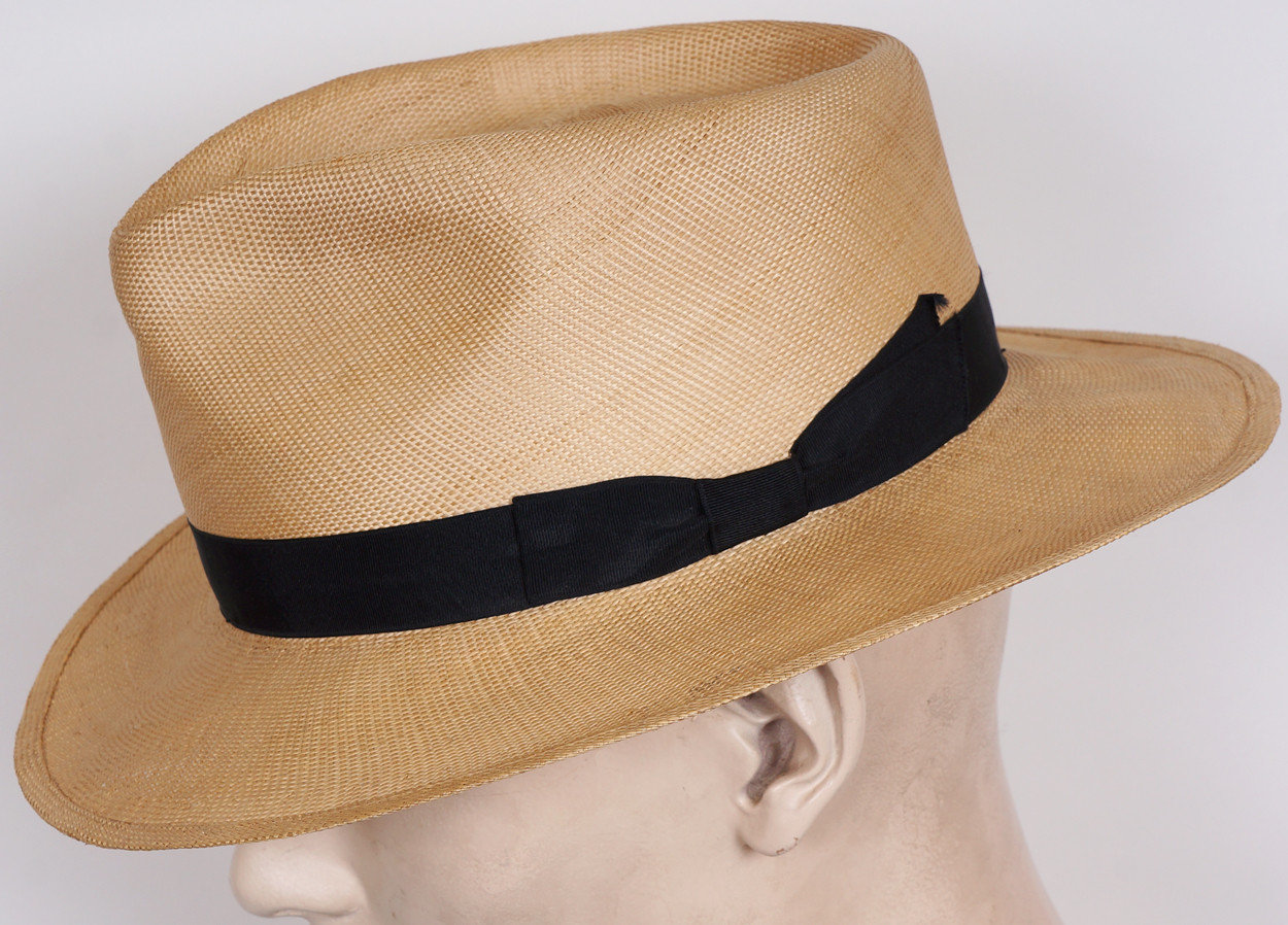 1940s mens Fashion Panama hat -  Courtesy of poppysvintageclothing