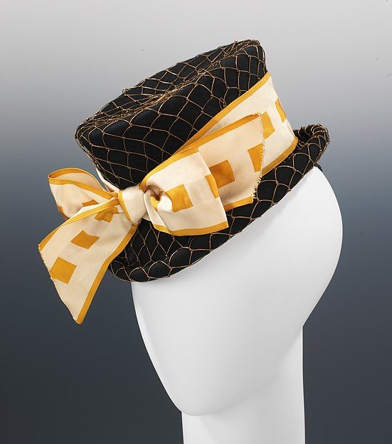 1945 Robert Dudley tilt hat  - Courtesy of the Metropolitan Museum of Art