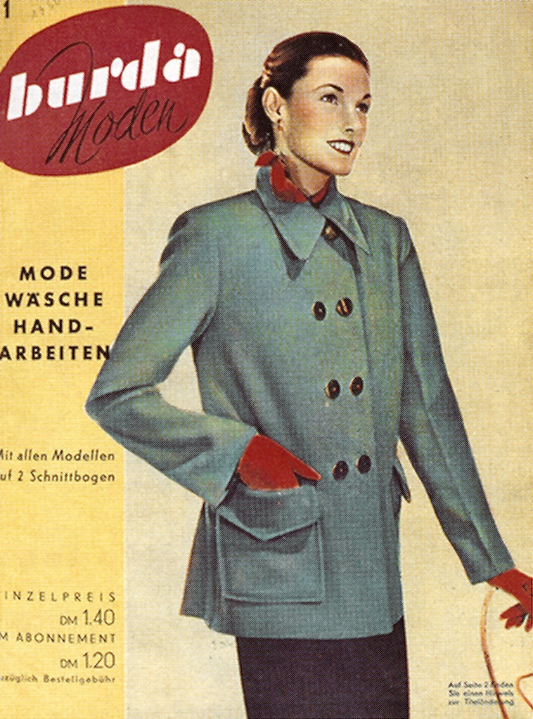 The first issue of Burda Moden, January 1950