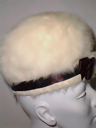 1960s angora fur bubble hat - Courtesy of thespectrum