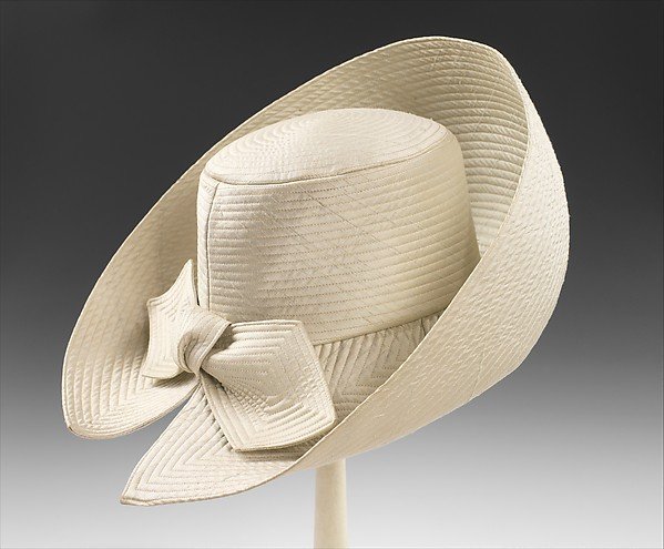 c 1965 Halston silk sculptural hat  - Courtesy of the Metropolitan Museum of Art