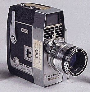 Zapruder Camera Zapruder's camera, in the collection of the U.S. National Archives