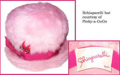 Shocking Pink Schiaparelli hat
