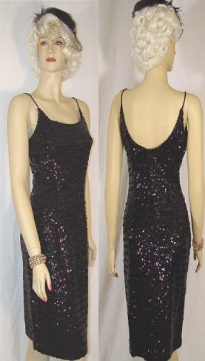 Early 1960s sequined dress Courtesy of Vintagetrend