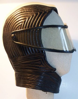 American black leather helmet c. 1967
