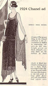 Chanel ad 1924
