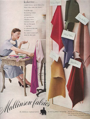 Mallinson Fabrics ad