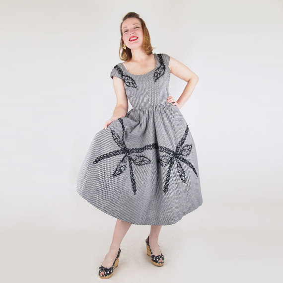 1950s gingham dress Courtesy of denisebrain