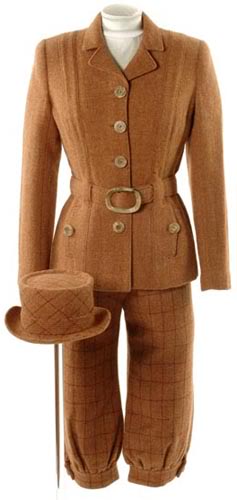 Harris tweed knickerbocker ensemble from 1957 Photo from The Museum of London