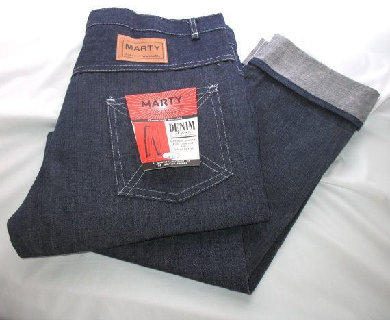early 1960s jeans Courtesy of sewingmachinegirl