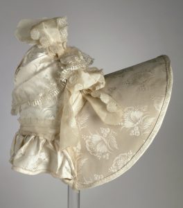 1830s wedding bonnet