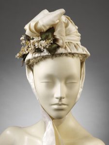1870s wedding hat