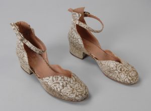 late 1940s wedding shoes