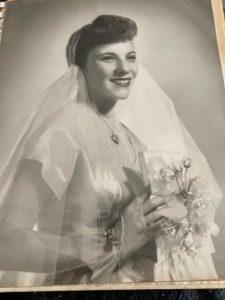 1951 bridal headpiece