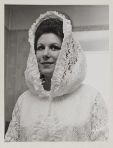 1970 wedding hood by berketex