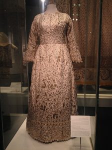 wedding dress, circa 1739, from Bagdad