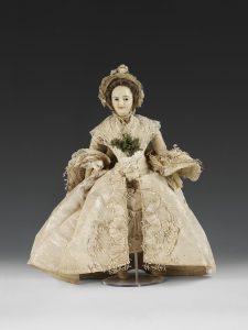 1761 wedding suit worn by doll