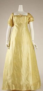American wedding dress, 1812