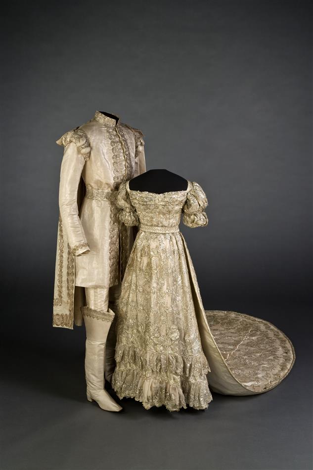 1823 jospehine of sweden wedding dress
