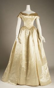 American wedding dress, 1831