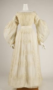 1837 French wedding dress