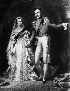1840, wedding of Queen Victoria & Prince Albert
