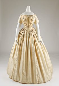 wedding dress c 1844