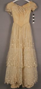 1847 wedding dress, American