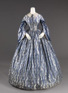 American wedding dress, 1850