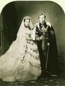 1863 Edward Prince of Wales and Alexandria wedding day