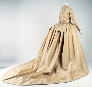 wedding dress c 1869