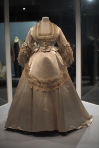 wedding dress, 1870