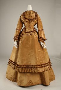 American wedding dress, 1871