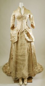 wedding dress, 1877