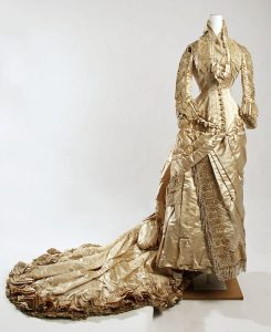 1880 wedding dress