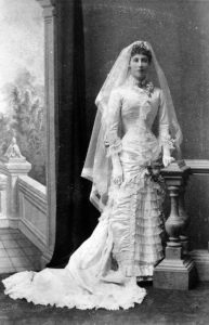 Australian wedding dress, 1882