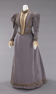 1893 lavender wedding dress