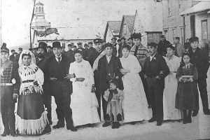 1894 Canadian wedding party