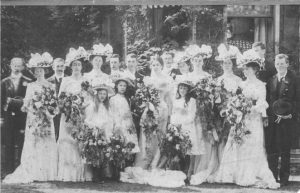 1902 wedding party
