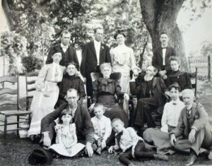 1904 wedding party
