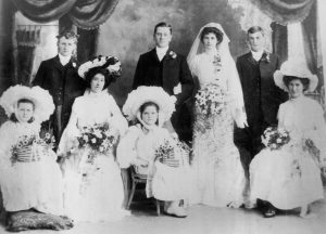 1903 wedding party