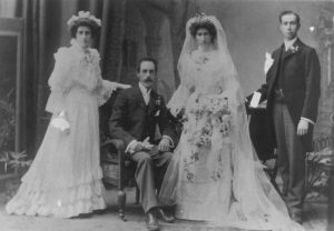 1905 wedding party, Australia