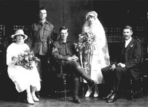 1909 Australian wedding party
