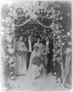1909 wedding party