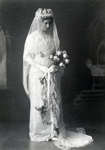 1913 Alfhild of Sweden as bride