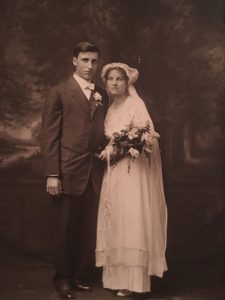 1914 bride & groom