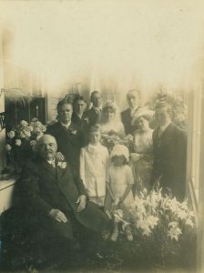 1915 wedding party, Nantucket
