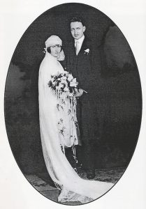 bride & groom, 1921