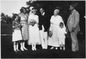 Ernest Hemingway's wedding, 1921